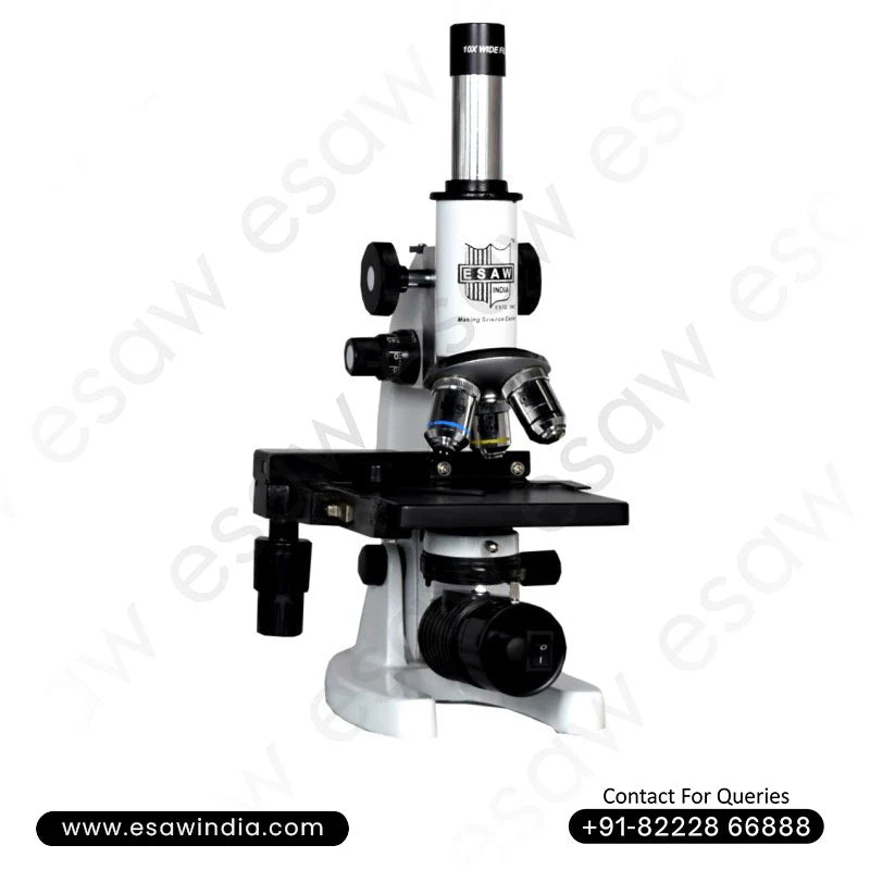 Image ALT Tags:
"Student Medical Microscope for Classroom Science Labs"
"Affordable Medical Microscope for Colleges and Nursing Schools"
"Educational Lab Microscope from ESAW India for Biology Labs"
"Export Quality Student Microscope for Schools and Research Use"