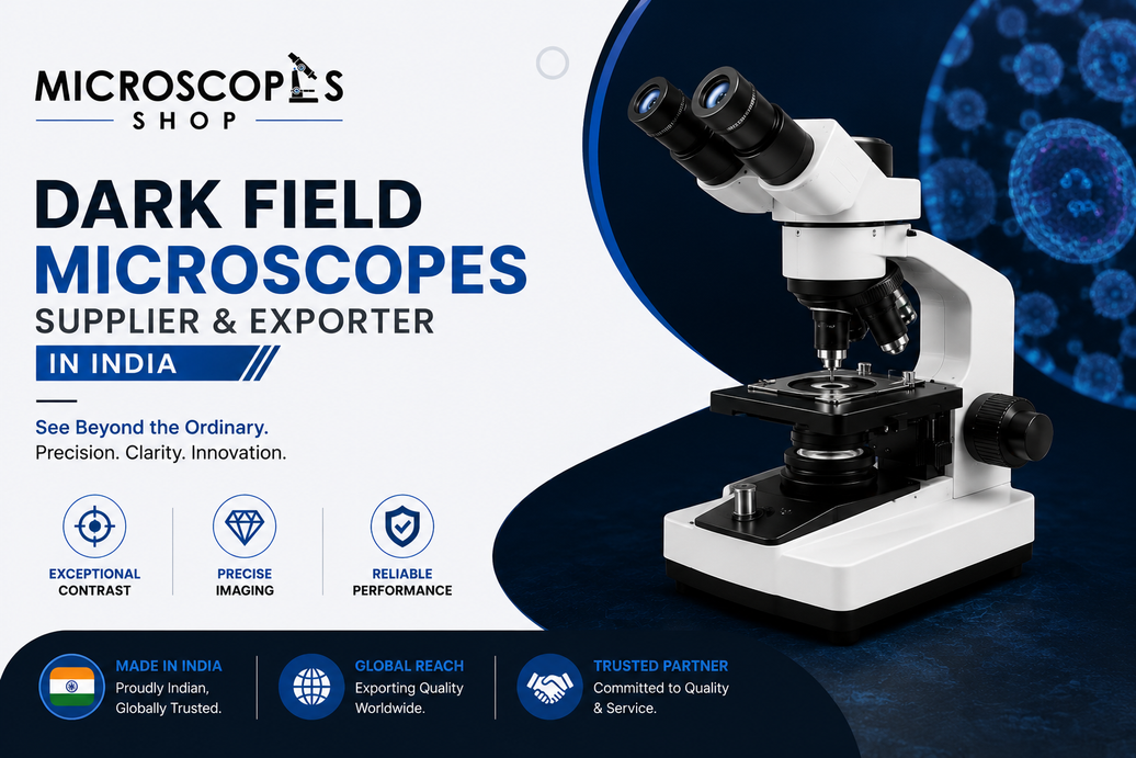 Dark Field Microscopes Supplier and Exporter in India high contrast optical laboratory equipment