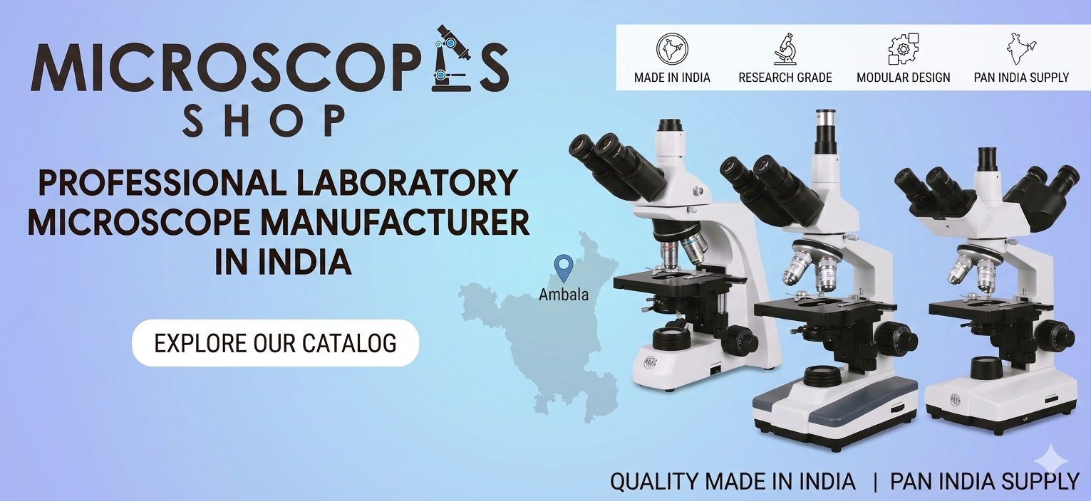 Professional Laboratory Microscope Manufacturer in India - Microscopes Shop