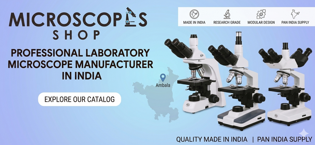 Professional Laboratory Microscope Manufacturer in India - Microscopes Shop