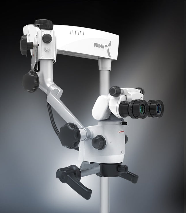 Image ALT Tags:

“Prima DNT dental microscope with H‑base mobile stand”

“Apochromatic 5‑step magnichanger for students’ endodontic training”

“50 W LED illuminated Prima DNT for science labs”

“Ceiling‑mounted Prima DNT microscope in medical college”

