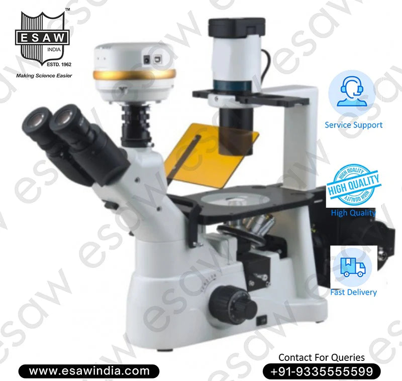 🖼️ Image ALT Tags

"Binocular Epi Fluorescence Microscope for Lab Analysis"

"LED Fluorescence Microscope for Students and Researchers"

"Affordable Fluorescence Microscope India ESAW Brand"

"Educational Epi Fluorescence Microscope for Colleges"